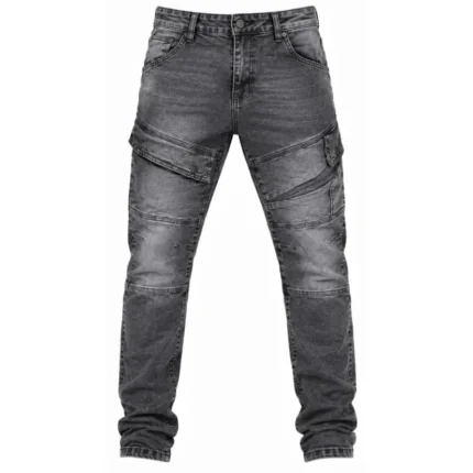 Men's Motorcycle Stretch Tactical Cargo Pocket Jeans Work Combat Pant Outdoor US